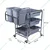 Heavy Duty Stainless Steel Restaurant Service Cart with Bucket
