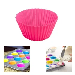 Reusable Silicone Cup Cake Baking Mould (Pack of 50)