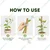 Chipku 50 Pcs Plant Support Clips, Helps Plants Grow Upright, Tomato & Vegetable Trellis Clips, Reusable Garden Clip Set