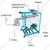 Heavy Duty 0.5 HP Rice Cleaner Machine (With Motor)