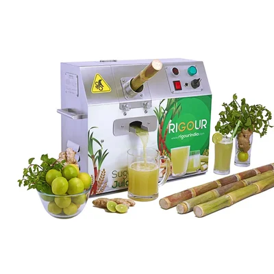 Rigour 0.5 Hp SS 304 Roller Sugarcane Juicer Machine, With 2 Year Warranty