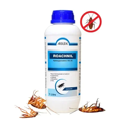ARBUDA  Roachnil Alphacypermethrin 10% SC - 1 Liter | Long-Lasting Cockroach & Pest Control