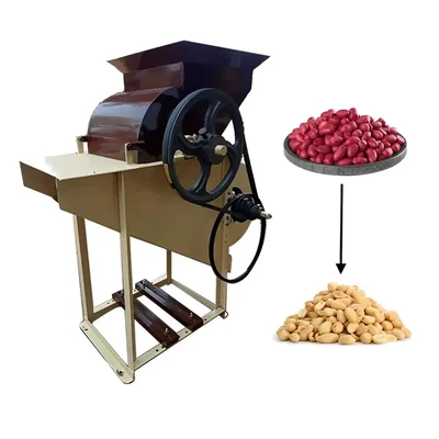 Heavy Duty Roasted Peanuts Skin Removing/Decorticator Machine with 1HP Single Phase Motor