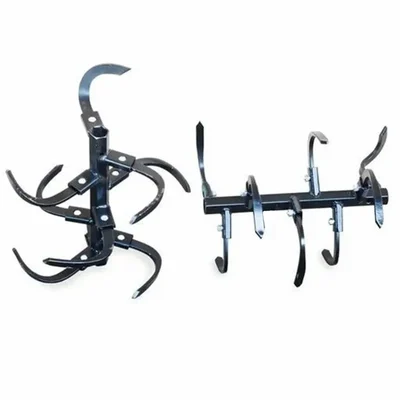 Heavy Duty 2.6 Feet Deep Tilling Rotavator Set (16 Blade, 2 Shaft, 16 Nuts) For Diesel Power Tiller