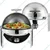 Premium Quality Round Food Warmer With Fuel Holders and Steel Lid, 6 Litre Capacity