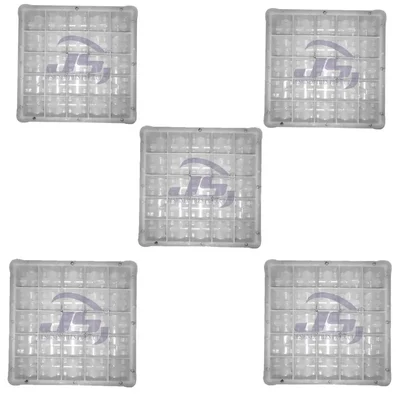 JS Designer 20,25 mm Plastic Cover Block Mould, 25 Cavity (Pack of 5)
