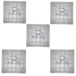 JS Designer 20,25 mm Plastic Cover Block Mould, 25 Cavity (Pack of 5)