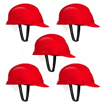 Rpes Adjustable Safety Helmet for Multipurpose Industrial Uses ( Pack of 5 )