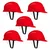Rpes Adjustable Safety Helmet for Multipurpose Industrial Uses ( Pack of 5 )