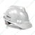 Gravitech Pack of 2, 6, 20 White HDPE Safety Helmet with Ratchet Type Adjustment for Industrial Use (STRONG CAP-R)(Pack-2 pcs)