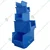 Avsar 10 pcs FPO Storage Bin 5 to 45 - Blue Colour - 2 Pc Each Size For Multipurpose Uses