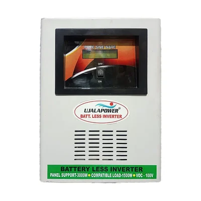 Ujala 3 kw Battery Less Solar Inverter | Designed for Residential Use | Comes with 2 year Warranty