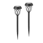 Premium Quality Garden Solar Light, Garden Landscape Lighting Sun Powered Lanterns For Outdoor Decoration (Pack Of 2)