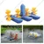 SRR Aqua Surface Floating Aeration 4 Paddle Wheel Aerator of 2 HP for Aquaculture