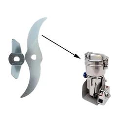 4.5 inch and 2.5 inch SS Blade Set for Domestic 300gm Electric Dry Masala & Herbs Grinder