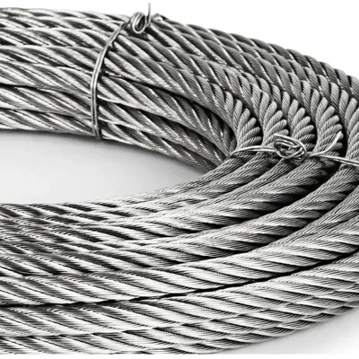 Premium Quality 7*19 Galvanized Mild Steel Multi-Purpose Wire Rope, Grade-MS  1770(Size-4 mm,Wire Rope Length-50 Meter)