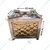 Gold Plated Stainless Steel 22 x 22 x 14 Inch Leak Proof Gas Operated Single Burner With Pipe Fitted