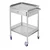 Vinayak Machines Stainless Steel Utility Cart with 2 Shelves 1 Drawer with Wheels Kitchen Cart Utility Services