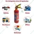 Sainex Dry Powder Stored Pressure Fire Extinguisher, Capacity 1 kg (BC/ABC)
