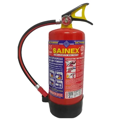 Sainex Dry Powder Stored Pressure Fire Extinguisher, Capacity 4 kg (BC/ABC)