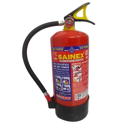 Sainex Dry Powder Stored Pressure Fire Extinguisher, Capacity 6 kg (BC/ABC)