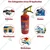 Sainex Dry Powder Stored Pressure Fire Extinguisher, Capacity 2 kg (BC/ABC)
