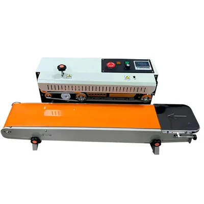 Economical 3 Kg MS Horizontal Continuous Band Sealer 500W