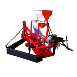 Heavy Duty 9 Tyne Seed Drill Machine with V-Pass Leveler for 15-20 HP Tractor