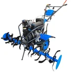E Agro 9 HP Self Start Diesel Power Tiller D-531 | 4 Stroke Tiller with 54 Inch Rotavator