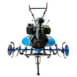 E Agro 7 HP 178F Self Start Diesel Power Tiller D-105 | 4 Stroke Tiller with 54 Inch Rotavator