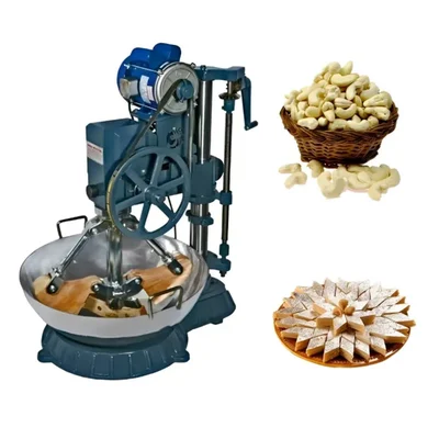 High-Efficiency 1.5 HP Kaju Musti Machine, With Stainless Steel Bowl