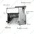 Semi Automatic Stainless Steel 31 Pcs Bread Slicer, 370 W