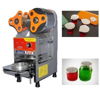 Smart Pack Packaging System Semi-Automatic Cup Sealing Machine, 300-400 cup/hour