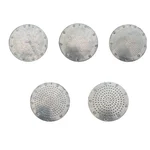  Premium Quality Sev Making Jali No. 0,1,2,3,4 (Pack of 5) for Commercial Hand Operated Sev Machine
