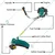 Heavy Duty 2 Stroke 52cc Sidepack Brush Cutter With 6 Multi Attachment | Free Chainsaw, Hedge Trimmer & Flat Tiller Attachment