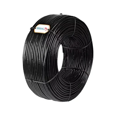 Singhal 20 mm Drip Irrigation Pipe Roll, Black Hose for Garden Watering, Plant Care, and Home Farming Accessories(Size-50 Meter)