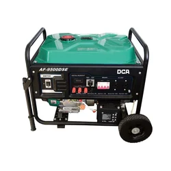 DCA 7500W Single Phase and Three Phase Petrol Generator With 438cc Displacement Including Accessories(AF9500DSE)