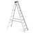 Youngman 9 Steps Aluminum Single-Side Self-Supporting Ladder Including Tool Storage Platform at The Top