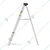 Youngman 5 Steps Aluminum Single-Side Self-Supporting Ladder Including Tool Storage Platform at The Top