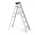 Youngman 5 Steps Aluminum Single-Side Self-Supporting Ladder Including Tool Storage Platform at The Top