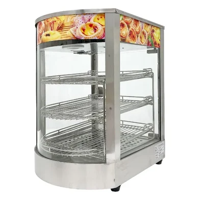 Small Size Stainless Steel Elecric Food Display Warmer-3 Shelves
