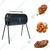 Wellberg Premium Quality Smoke fire Barbeque Grill With Skewers and Gloves  