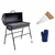 Wellberg Premium Quality Smoke fire Barbeque Grill With Skewers and Gloves  