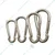 Heavy Duty Galvanised Snap hook (Pack of 12)(Size-4 x40 mm)