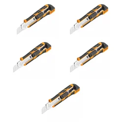 Ingco 18 x 100 mm Snap-off Blade Knife (HKNS28035) - Pack of 5