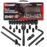 FORCEKRAFT 24-Piece 1/2 Inch Drive Socket Wrench Set (FK-4245B5MPB) 