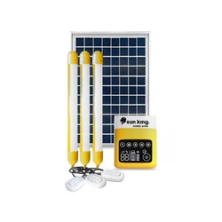 Sun King Home 200X Solar Home System With Modern Solar Lighting And USB Phone Charging Solar Light Set 