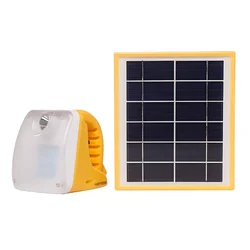 Mitva MS352D Solar Home Light System with 3.7V 5200mAh Battery, 5 Wp Panel, Lamp/Torch Options