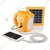 Solar Lantern Set With Mobile Charger, 3.7V/ 2600 mAh Li-ion Battery for Sustainable Travel and Exploration
