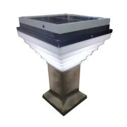 Premium Quality Solar Garden Light with 5W Solar Panel Gate Light For Outdoor Usage and Garden Decoration 3 piece(Size-10 inch)